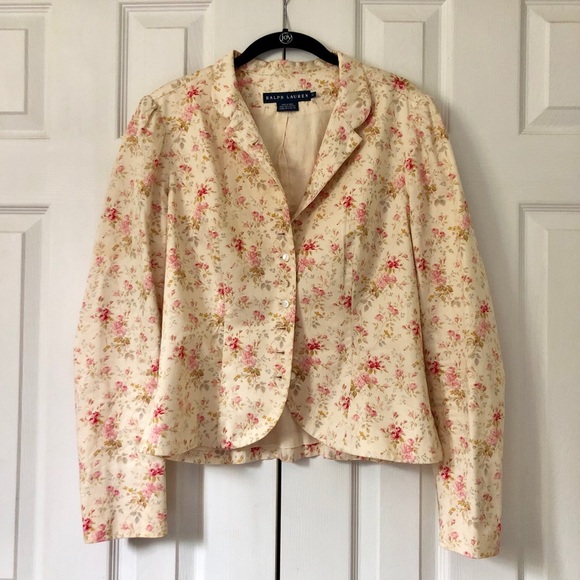 Ralph Lauren Jackets & Blazers - Ralph Lauren vintage floral blazer